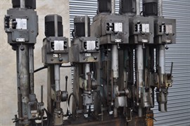 POLLARD 150A/6 SIX SPINDLE IN-LINE DRILL